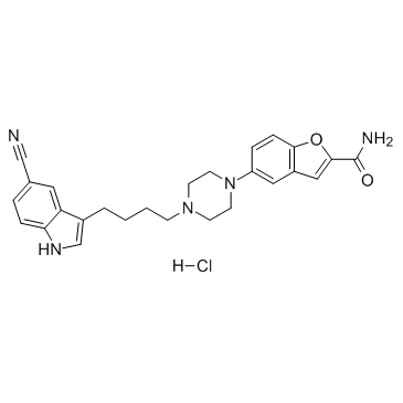 CAS:163521-08-2	Vilazodone (Hydrochloride)	维拉唑酮      批量合成