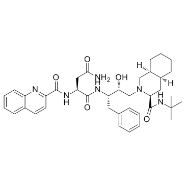 CAS:127779-20-8	Saquinavir	沙奎那韦  新药中间体工艺 