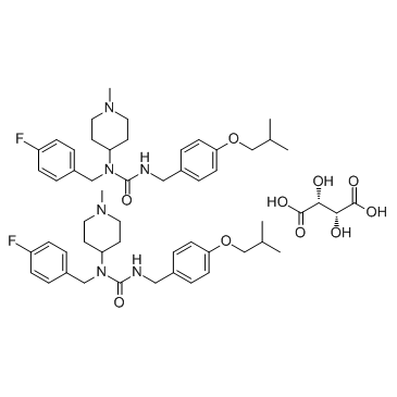 CAS:706782-28-7	Pimavanserin (hemitartrate)	匹莫范色林酒石酸盐     工艺放大