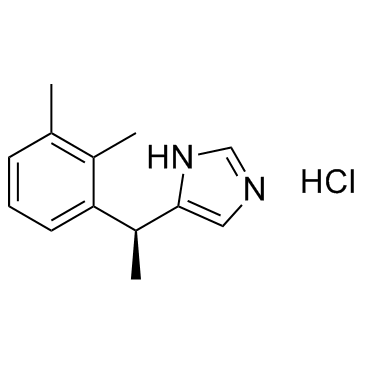 CAS:145108-58-3	Dexmedetomidine (hydrochloride)	盐酸右美托咪啶  药物分子开发  