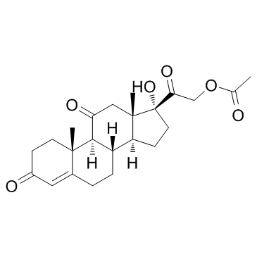 CAS:50-04-4	Cortisone acetate	醋酸可的松  药物分子开发