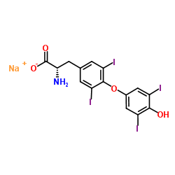 CAS:55-03-8	L-Thyroxine (sodium)	L-甲状腺素钠盐五水合物  中试供应