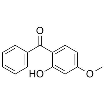 CAS:131-57-7	Oxybenzone	紫外线吸收剂 UV-9      药物分子开发