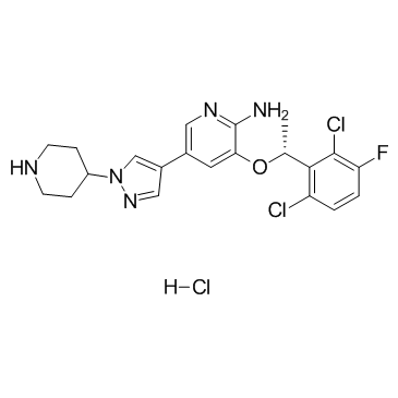 CAS:1415560-69-8	Crizotinib (hydrochloride)	 克里唑替尼盐酸   线路优化