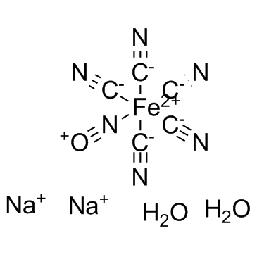 CAS:13755-38-9	Nitroprusside (disodium dihydrate)	硝普钠二水合物    规模供应