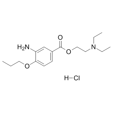 CAS:5875-06-9	Proparacaine (Hydrochloride)	盐酸丙美卡因  新药中间体中试 