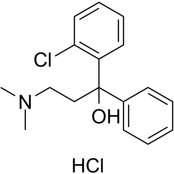 CAS:511-13-7	Chlophedianol (hydrochloride)	   敌退咳     化合物优化