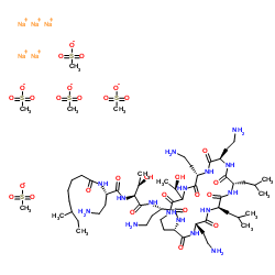 CAS:8068-28-8	Colistin methanesulfonate (sodium salt)	小试供应