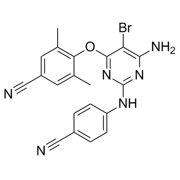CAS:269055-15-4	Etravirine	依曲韦林  药物分子开发