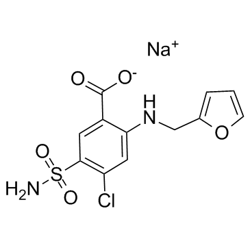 CAS:41733-55-5	Furosemide (sodium)	呋塞米钠     规模供应