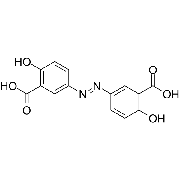 CAS:15722-48-2	Olsalazine	奥沙拉嗪       药物分子开发
