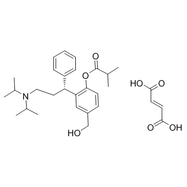 CAS:286930-03-8	Fesoterodine (fumarate)	富马酸非索罗定  原研药中间体供应  