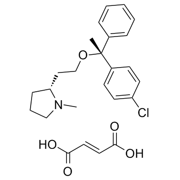CAS:14976-57-9	Clemastine (fumarate)	富马酸氯马斯汀      规模供应