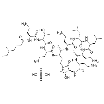 CAS:1264-72-8	Colistin (sulfate)	硫酸粘杆菌素   中间体生产 