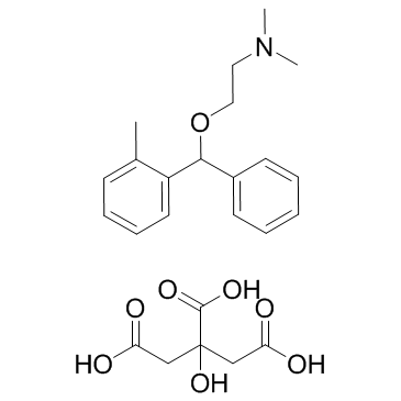 CAS:4682-36-4	   Orphenadrine (citrate)	柠檬酸邻甲苯海拉明     公斤级中间体