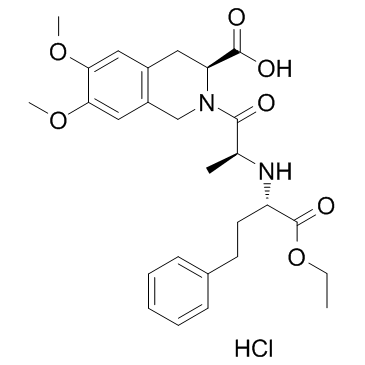 CAS:82586-52-5	Moexipril (hydrochloride)	  盐酸莫昔普利      化合物优化