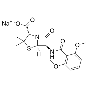 CAS:132-92-3	Methicillin (sodium salt)	甲氧西林钠      大包装