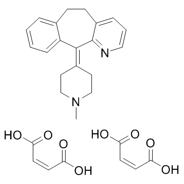 CAS:3978-86-7	Azatadine (dimaleate)	马来酸阿扎他啶    原研药中间体供应 