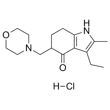CAS:15622-65-8	Molindone (hydrochloride)	盐酸吗茚酮     原料药研发