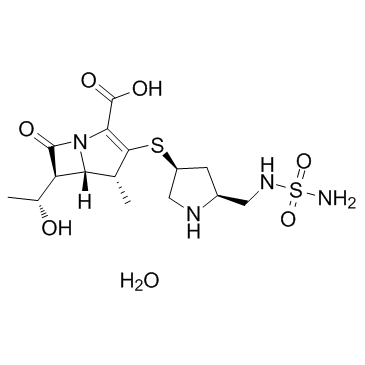 CAS:364622-82-2	Doripenem (monohydrate)	多尼培南(一水合物)  药物分子开发 