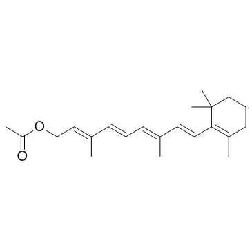 CAS:127-47-9	Retinyl acetate	  维生素A醋酸酯     线路优化