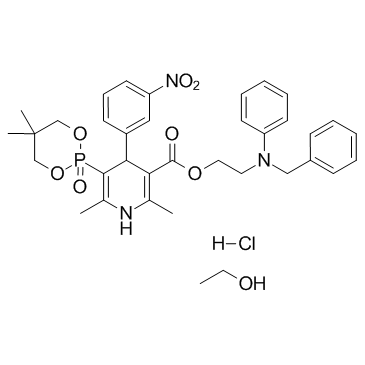 CAS:111011-76-8	Efonidipine (hydrochloride monoethanolate)	盐酸依福地平     规模供应