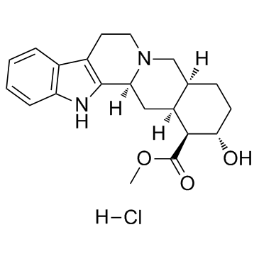 CAS:6211-32-1	Rauwolscine (hydrochloride)	萝芙素盐酸盐     KG级