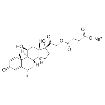 CAS:2375-03-3	Methylprednisolone succinate (sodium)	甲基泼尼松龙琥珀酸钠  批量合成