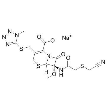 CAS:56796-39-5	Cefmetazole (sodium)	头孢美唑钠   批量合成   