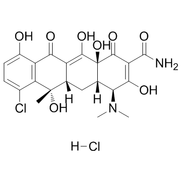 CAS:64-72-2	Chlortetracycline (hydrochloride)	盐酸金霉素     原研药中间体供应  