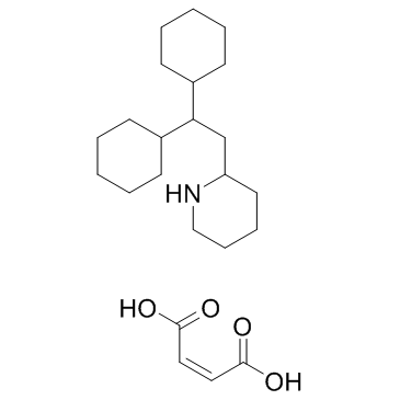 CAS:6724-53-4	  Perhexiline (maleate)	   马来酸哌克昔林   公斤级