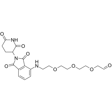 CAS：2360530-43-2   Thalidomide-NH-PEG3-CH2CHO    	萨力多胺-NH-三聚乙二醇-CH2CHO