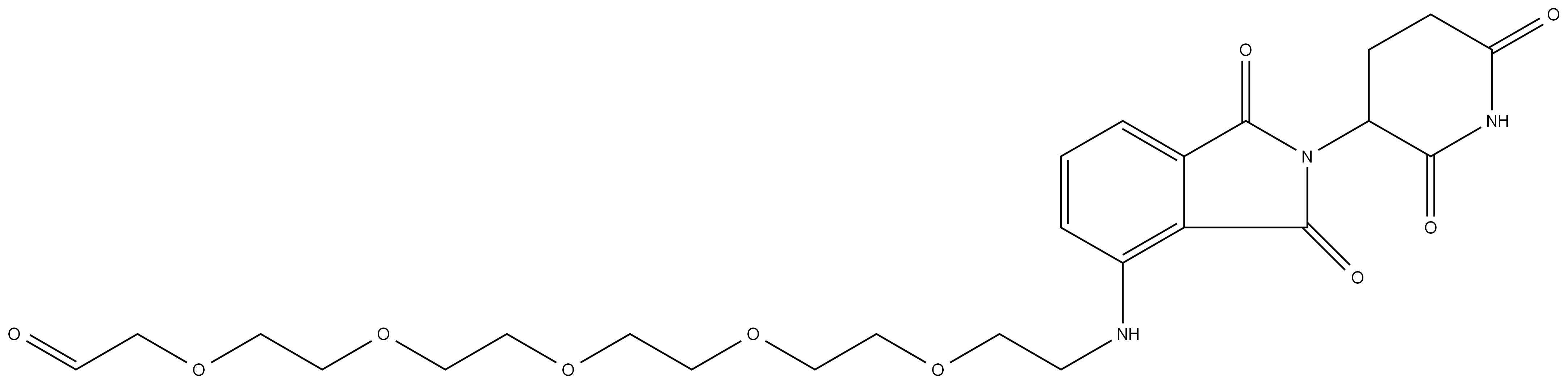 CAS： 2230824-89-0    泊马度胺-氨基-五聚乙二醇-乙醛    Pomalidomide-NH-PEG5-CH2CHO