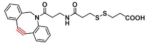 CAS: 2576471-49-1    DBCO-SS-COOH   二苯并环辛炔-二硫键-酸
