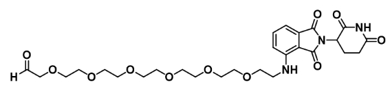 泊马度胺-氨基-六聚乙二醇-乙醛     Pomalidomide-NH-PEG6-CH2CHO     