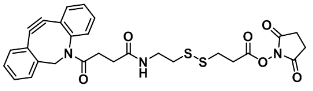 CAS : 1435934-53-4    DBCO-CONH-S-S-NHS ester   二苯并环辛基双硫键 N -羟基琥珀酰亚胺酯