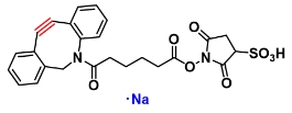 CAS  : 1400191-52-7    DBCO-Sulfo-NHS ester sodium  磺化二苯并环辛炔-琥珀酰亚胺酯