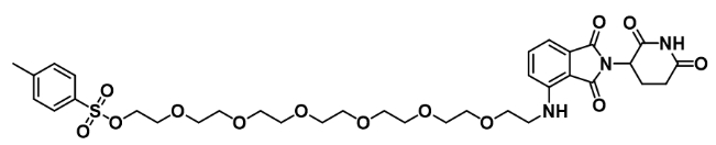 Pomalidomide-NH-PEG7-Tos     泊马度胺-氨基-七聚乙二醇-对甲苯磺酰酯
