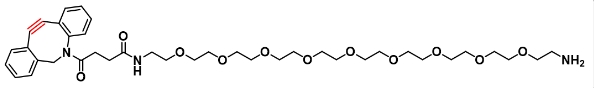 CAS: 2353409-99-9    DBCO-PEG9-amine   二苯并环辛炔-九聚乙二醇-氨基