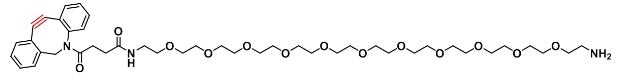 DBCO-PEG11-amine  二苯并环辛炔-PEG11-胺