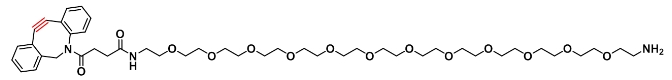 DBCO-PEG12-amine   二苯并环辛炔-十二聚乙二醇-胺