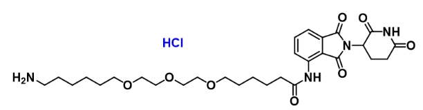 Pomalidomide-6-2-2-6-NH2 hydrochloride      泊马度胺-6-2-2-6-氨基盐酸盐