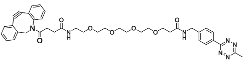 DBCO-PEG4-Me-Tetrazine  二苯并环辛炔-四聚乙二醇-甲基-四嗪