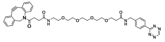 DBCO-PEG4-Tetrazine  苯并环辛炔-四聚乙二醇-四嗪