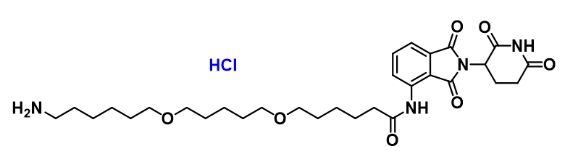 Pomalidomide-6-5-6-NH2 hydrochloride      泊马度胺-6-5-6-氨基盐酸盐