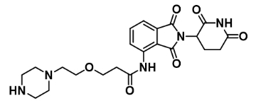CAS : 2703763-79-3   Pomalidomide-PEG1-piperazine   泊马度胺-一聚乙二醇-哌嗪  