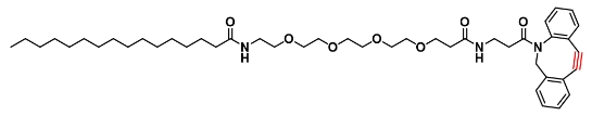 DBCO-PEG4-Palmitate   二苯并环辛炔-四聚乙二醇-棕榈酸