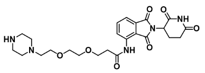 Pomalidomide-PEG2-piperazine     泊马度胺-二聚乙二醇-哌嗪