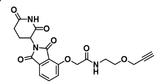 Thalidomide-O-amido-PEG1-Propargyl      沙利度胺-O-酰胺-一聚乙二醇-炔  