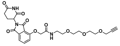 Thalidomide-O-amido-PEG3-Propargyl     沙利度胺-O-酰胺-三聚乙二醇-炔